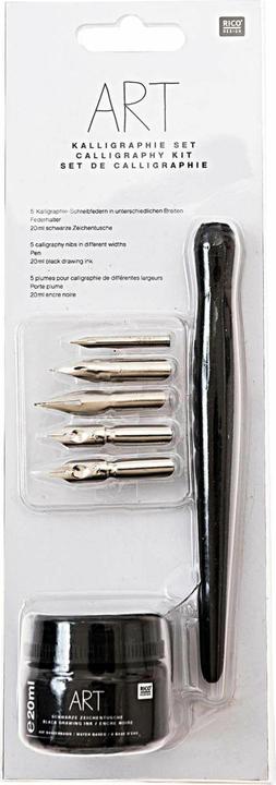 Produktbild Rico Design Kalligraphie Set.7020.300 (Schwarz, 7 x)