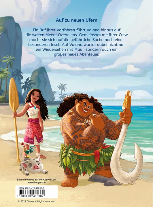 Produktbild Ravensburger Disney: Vaiana 2 - Das Erstlesebuch zu Film 2 (Deutsch, Annette Neubauer, 2024)