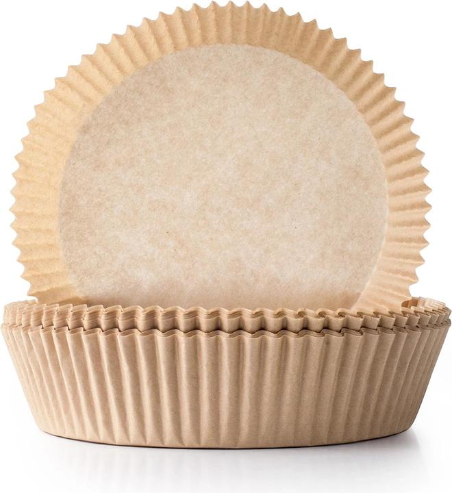 Ibili Backpapier 50.Stk für Fritteuse rund 16 cm Ideal zum Braten von Lebensmitteln