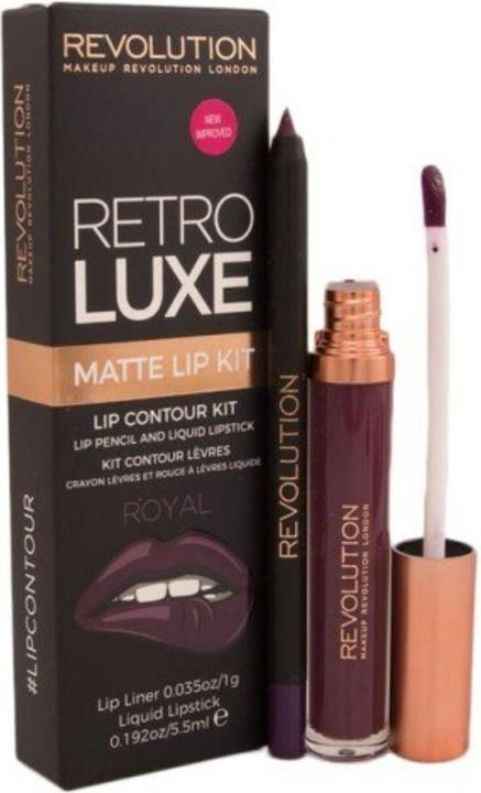 Produktbild Makeup Revolution Retro Luxury Matte Lip Kit Royal