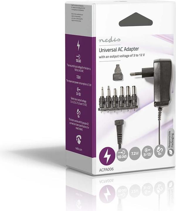 Produktbild Nedis Universal AC Adapter (1.80 m)