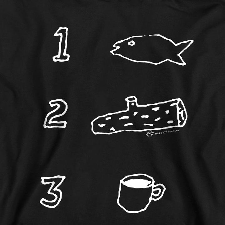 Immagine prodotto Twin Peaks Coffee Log Fish Felpa Adulto Unisex (L)