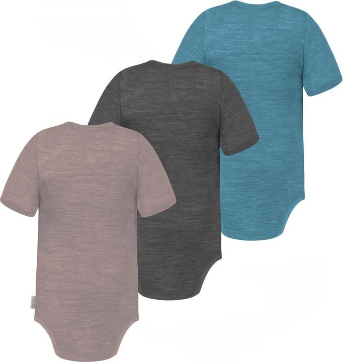 Produktbild Normani 3er Set Baby Merino Body Kurzarm „Tauranga" - 9295 (74)