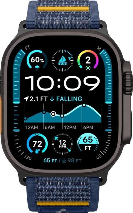 Actual product image Spigen Pasek Athlex Air do Apple Watch 6/7/8/9/10/SE/Ultra 1/Ultra 2 (44/45/46/49 mm) granatowy (44 mm, Plastic, Fabric)