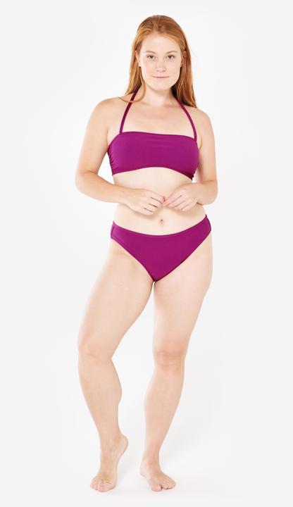 Image du produit Olaian Haut de maillot de bain bandeau texturé Femme - Laura violet