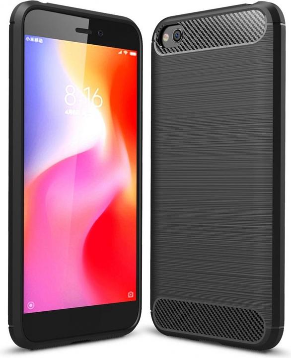 Produktbild Screenguard Xiaomi Redmi Go Hülle Carbon Brushed Soft TPU (Xiaomi Redmi Go)