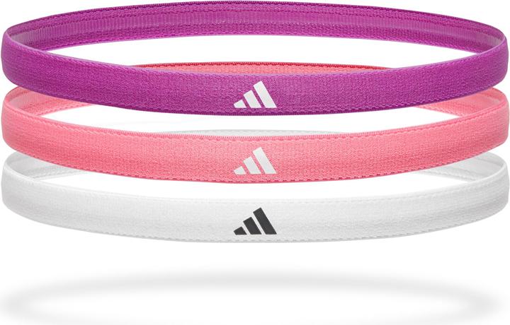 Actual product image adidas Hairbands Lila/Pink/Weiss