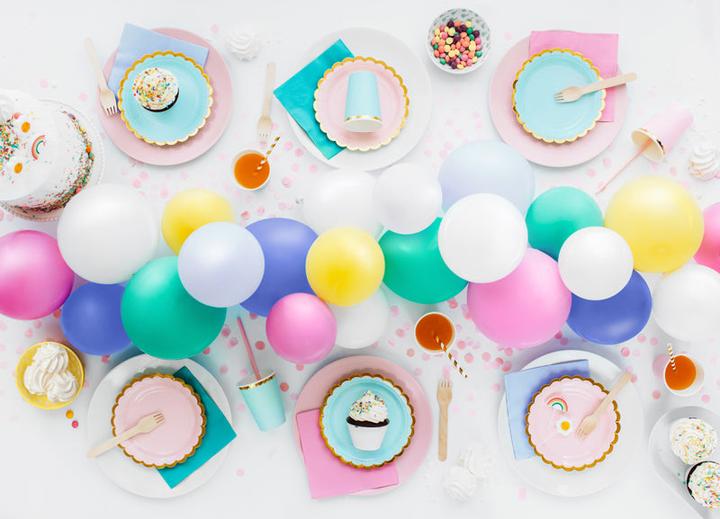 Produktbild Partydeco Luftballons weiss Eco (10 x)