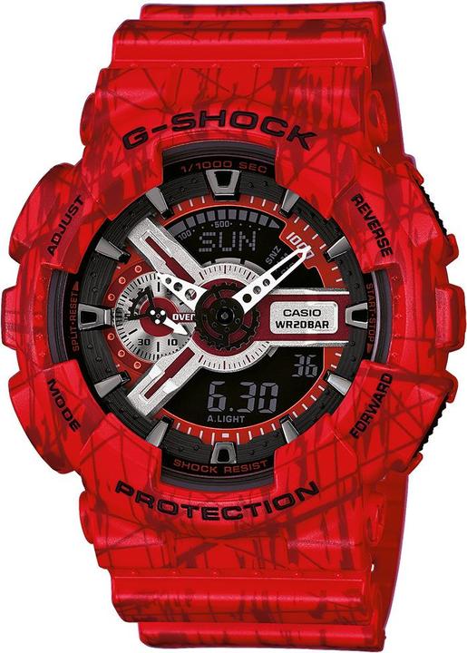 G-Shock Ga-110sl (Orologio da polso analogico, Orologio digitale, 51 mm)