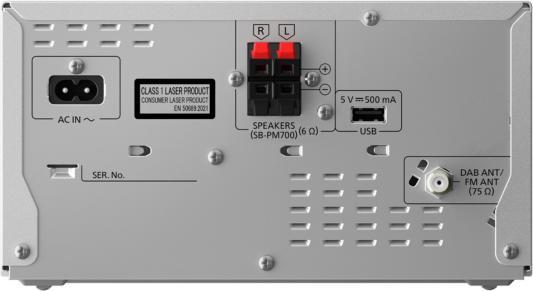 Actual product image Panasonic SC-PM702 (Bluetooth, CD player, 2x 40 W)