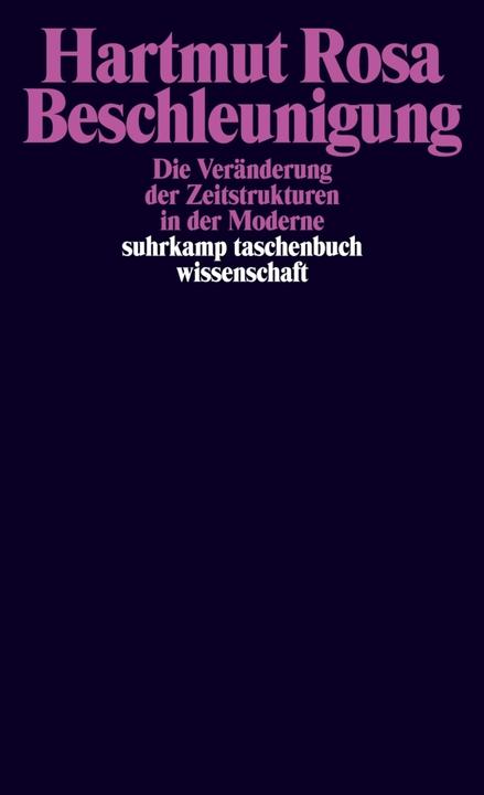 Produktbild Beschleunigung (Deutsch, Hartmut Rosa, 2005)