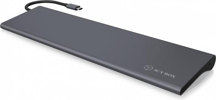 Produktbild Icy Box IB-DK2102-C - 11-Fach USB-C Dual Dock 60W PD (USB-C, 3 Ports)