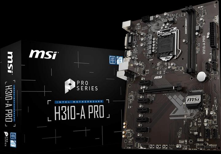 MSI H310- Pro (LGA 1151, Intel H310, ATX)