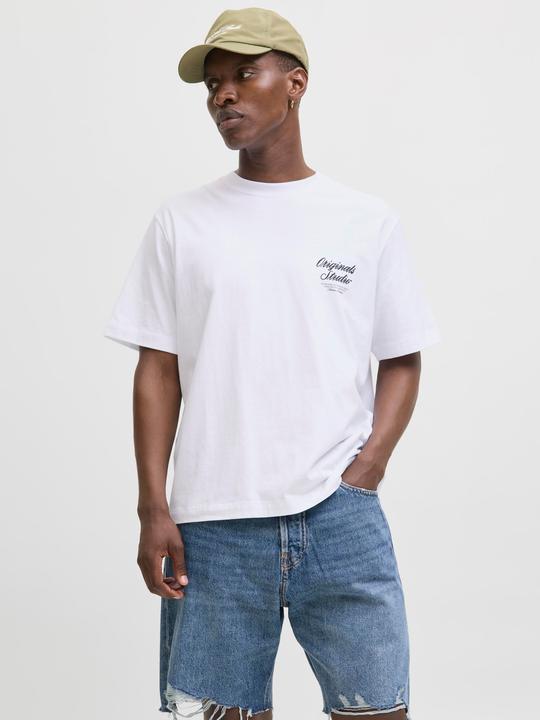 Actual product image Jack & Jones Jornorrebro Typo Tee Ss Crew Neck Noos (XS)