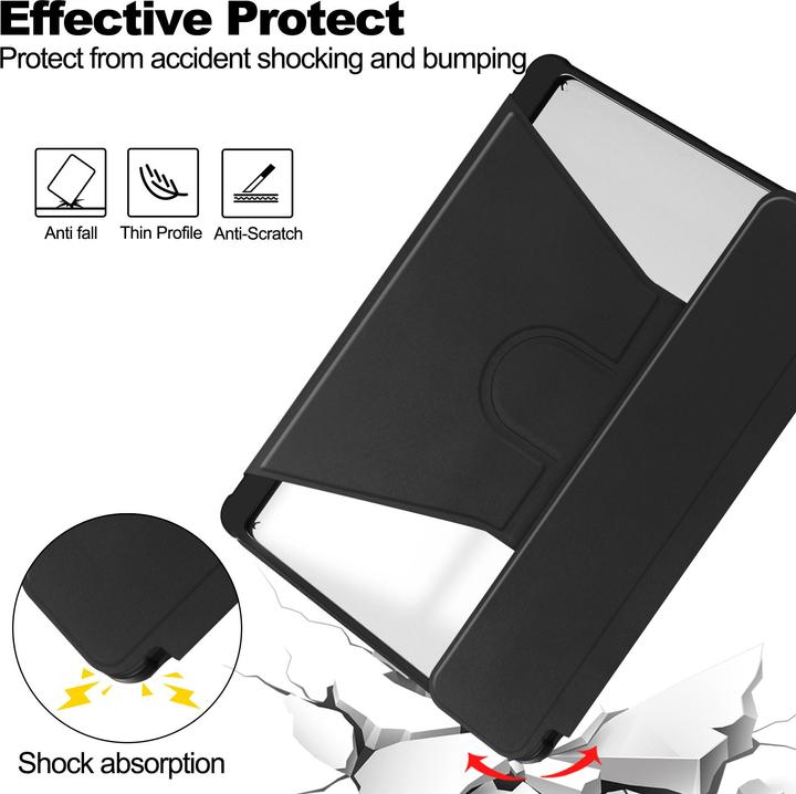 Produktbild Lobwerk 2in1 Set Bluetooth Tastatur in Schwarz + Hülle für Samsung Tab A9+ Plus 2023 X210 X215 11 Zoll Case (X)