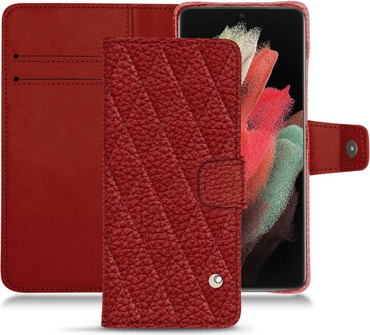 Actual product image Noreve Leather case wallet (Samsung Galaxy S21 Ultra)