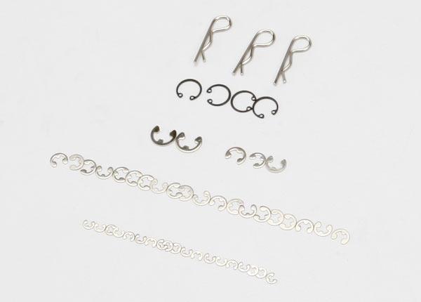 Actual product image Traxxas E-clips and C-rings