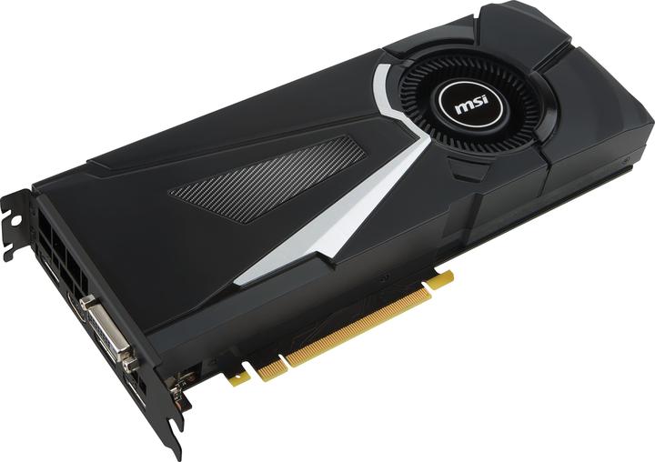 Produktbild MSI GeForce GTX 1080 AERO 8G OC (8 GB)