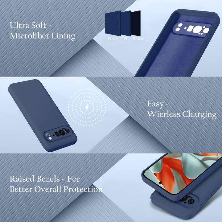Produktbild Cadorabo Hülle für Google Pixel 9 PRO XL im Liquid Case Design (Google Pixel 9 Pro XL)