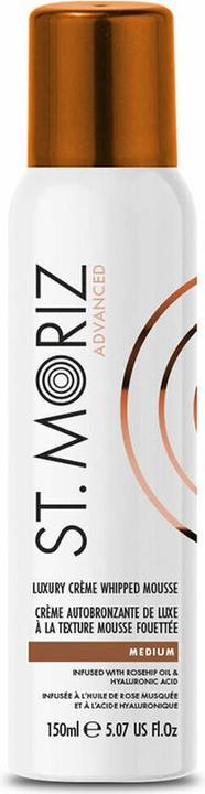 Produktbild St. Moriz St Moriz Advanced Luxury Crème Whipped Fake Tan Mousse in Medium mit Hyaluronsäure, Hagebuttenöl & (Selbstbräunungsschaum, 150 ml)