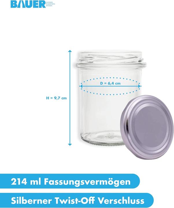 Produktbild Flaschenbauer.de Sturzgläser (24 Stk., 0.21 l)