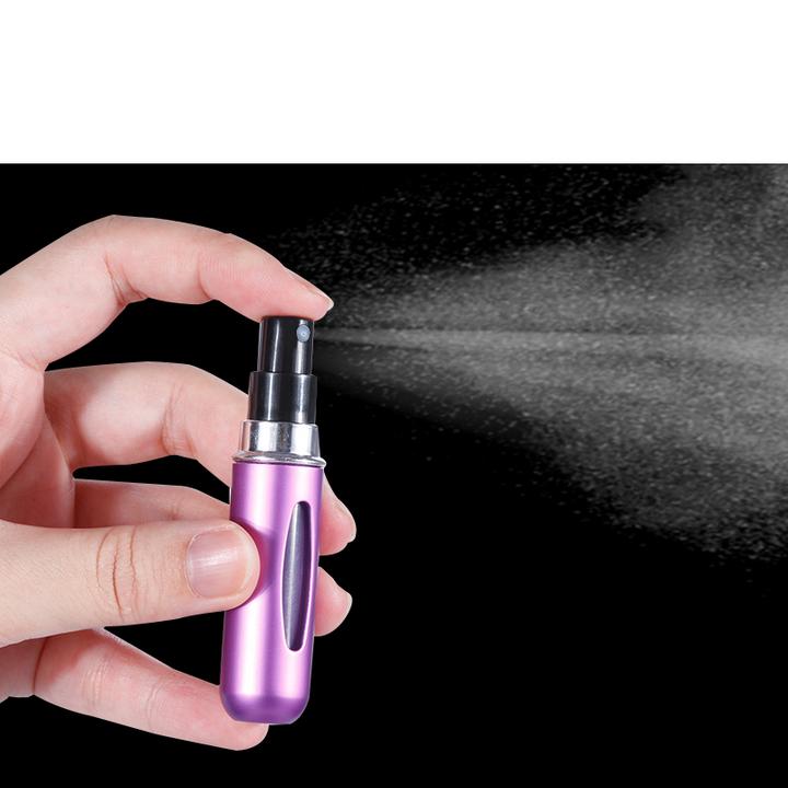 Produktbild Ueli Express Nachfüllbare Reise Parfüm Flasche Spray mit Sichtfenster 5ML 1 (Flüssigkeitsbeutel)