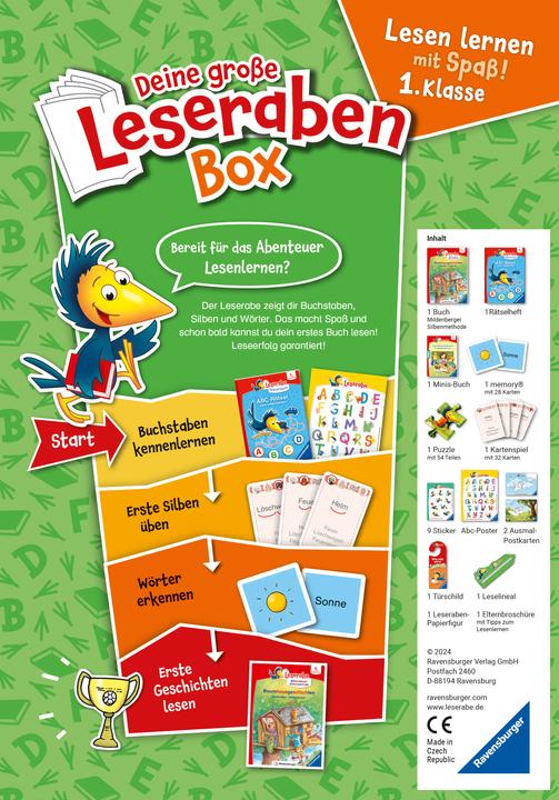Produktbild Ravensburger Deine grosse Leseraben Box (Deutsch, 2024)