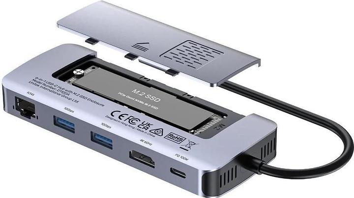 Immagine prodotto Unitek AKTYWNY HUB USB-C 10GBPS M.2 HDMI PD 100W (USB-C, 5 Porti)