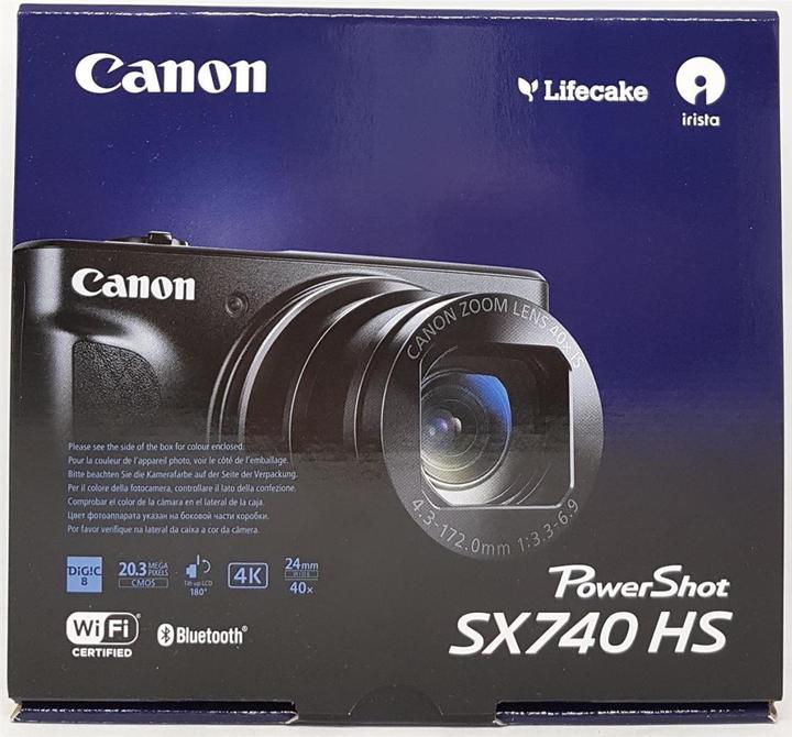 Actual product image Canon PowerShot SX740HS (24 - 960 mm, 20.30 Mpx, 1/2,3'')