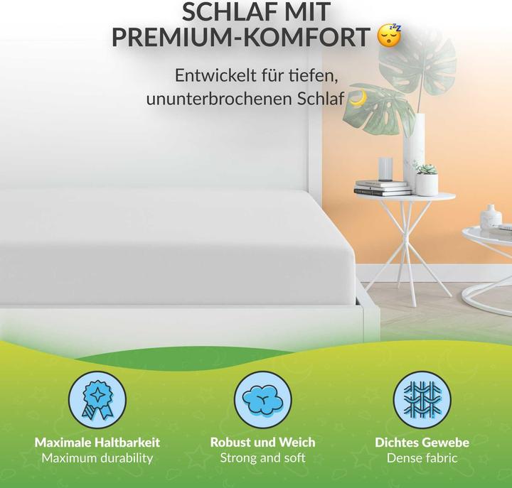 Actual product image Etérea Microfibre Jersey Fitted Sheet (100 x 200 cm, 90 x 200 cm)