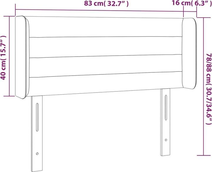 Actual product image VidaXL Kiriakoula (83 x 16 x 88 cm)