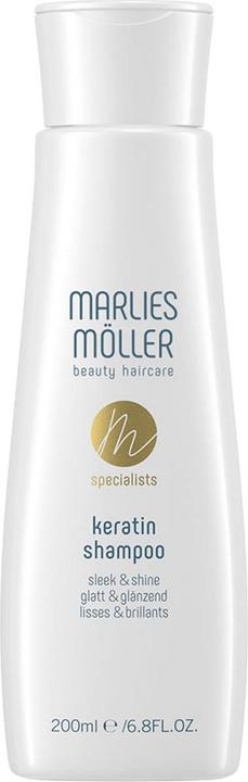 Produktbild Marlies Möller MM Specialists - Keratin Shampoo Sleek & Shine (200 ml, Flüssiges Shampoo)
