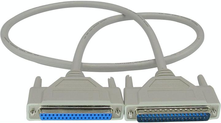 Produktbild RND Electronics Serielles Kabel D-SUB 37-Pin Stecker - D-SUB 37-Pin Buche 1m Grau (0.17 m)