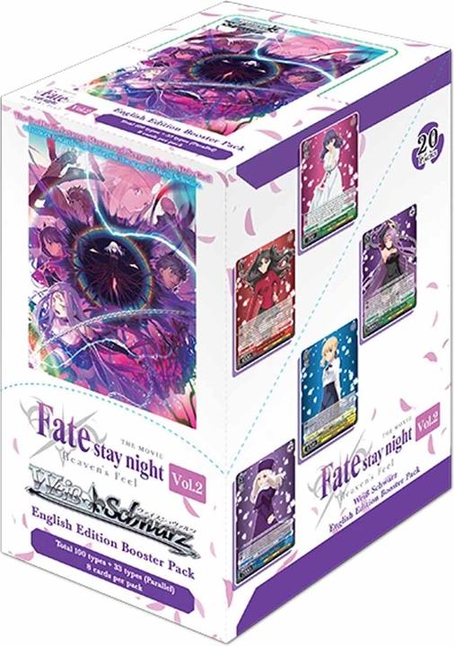 Actual product image Weiss Schwarz Fate/stay night Heavens Feel Vol. 2 Booster Display - EN (English)