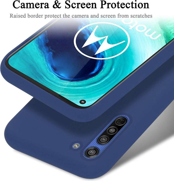 Produktbild Cadorabo Hülle für Motorola MOTO G8 TPU im Liquid Case Design (Motorola Moto G8)