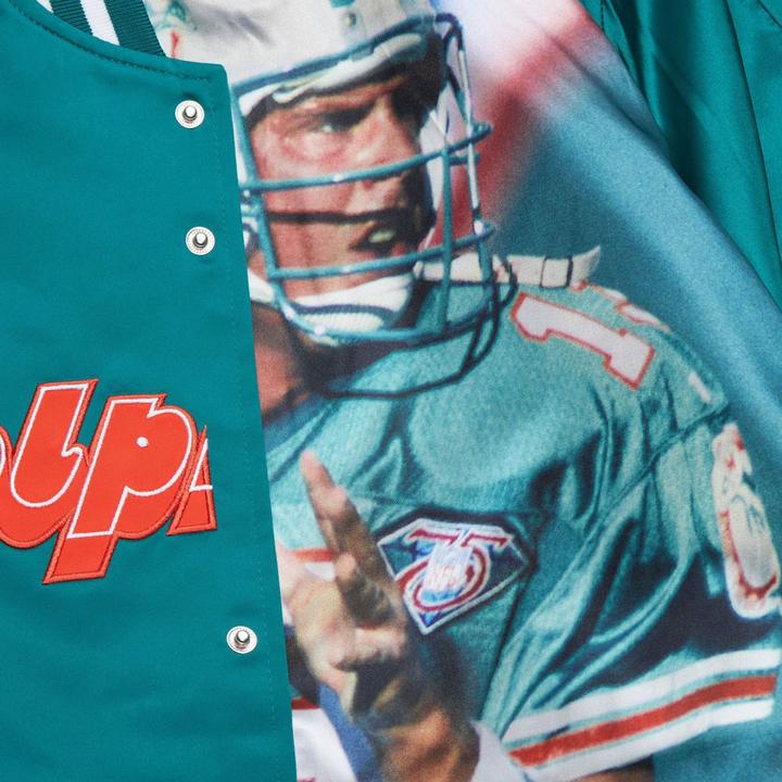 Immagine prodotto Mitchell & Ness M&N Giacca in raso leggero - Miami Dolphins Dan Marino - L (L)