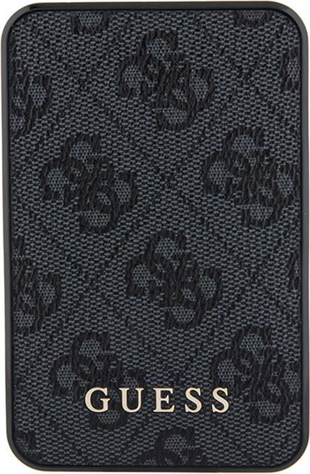 Produktbild Guess Powerbank 15W GUPB5LP4GEGK 5000mAh czarny/black 4G Leather Metal Logo (5000 mAh, 15 W)