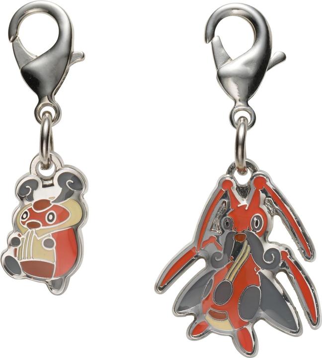 Pokémon Pokemon Center - Kricketot, Kricketune Schlüsselanhänger - 2 Stück