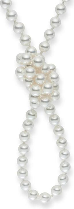 Lulu & Jane Damen Muschelkernperle weiss 120,0 cm - 29677 (Muschelkernperle, 120 cm)