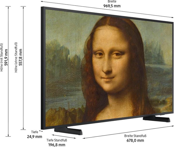 Image du produit Samsung The Frame QE43LS03B (43", LS03B, QLED, 4K, 2022)