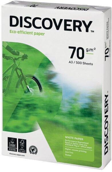 Produktbild Igepa Kopierpapier Discovery, DIN A3, 70g/qm, weiss, Weissegrad 161 CIE, holzfrei, Packung à 500 Blatt (70 g/m²)