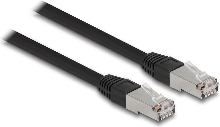 Delock RJ45 Netzwerkkabel Cat.6A S/FTP PE Outdoor 3 m schwarz (S/FTP, CAT6a, 3 m)