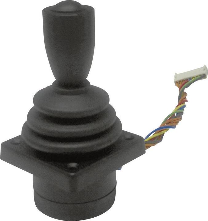 Actual product image APEM Joystick IP65 Hall Effect Series 3000 with push button