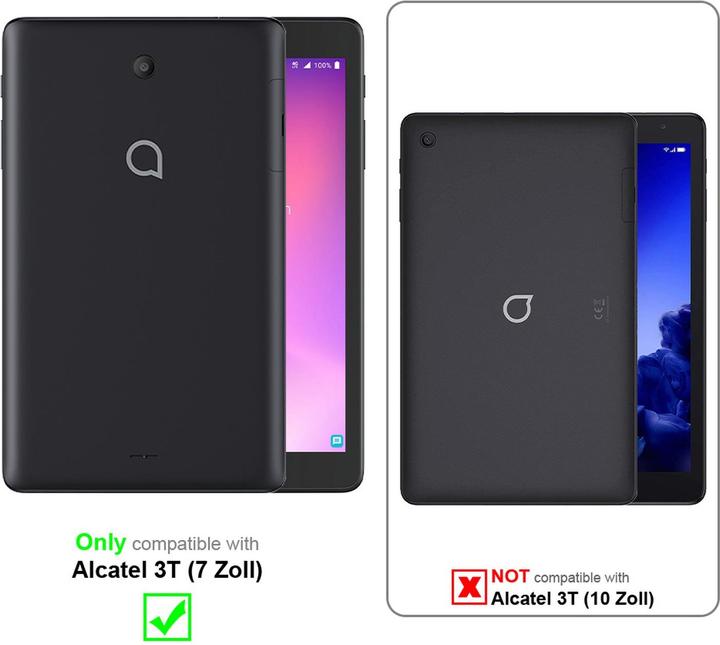 Actual product image Cadorabo Tablet Case Tablet Universal 360 (Alcatel 3T)