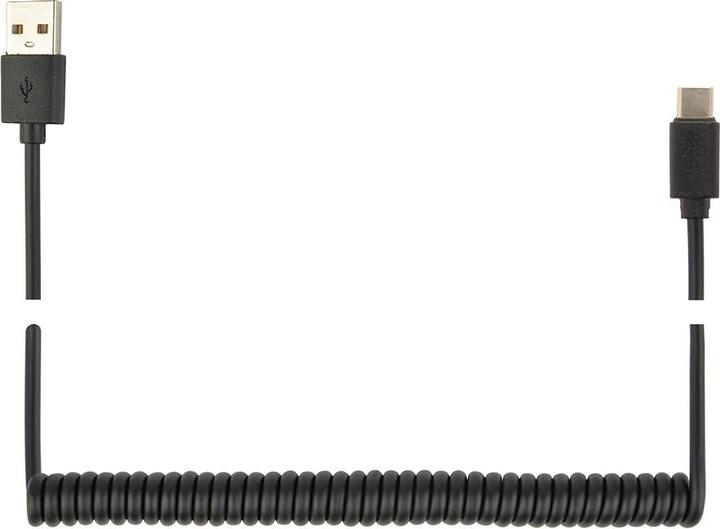 Actual product image Gembird CABLE USB2 TO USB-C COILED/1.8M CC-USB2C-AMCM-6 (1.80 m, USB 2.0)