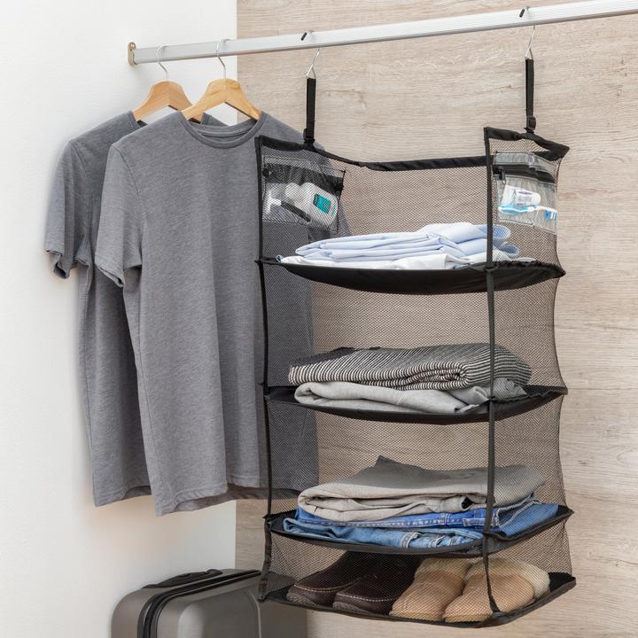 Actual product image InnovaGoods Foldable shelf for suitcases (Packing system)