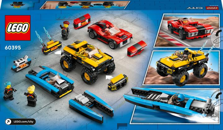Produktbild LEGO City Rennfahrzeuge Kombiset (60395, LEGO City)
