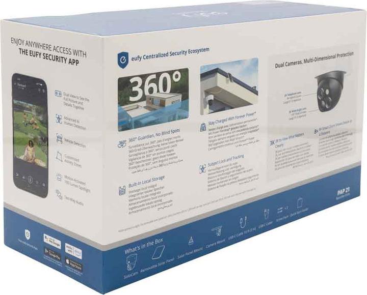 Actual product image eufy SoloCam S340 (2880 x 1620 Pixels)