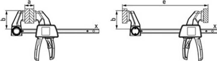 Actual product image Bessey Einhandzwinge EZL 150/80 (150 mm)
