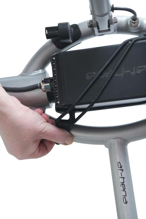 Actual product image at-hena go-genesis mit Zubehör Carbon u. FB-Set Rahmenfarbe